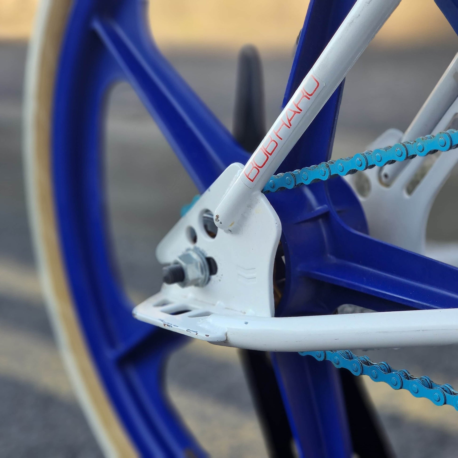 Haro Old School BMX Bikes Haro 1985 Sport Custom Bike White / Blue Previously Owned