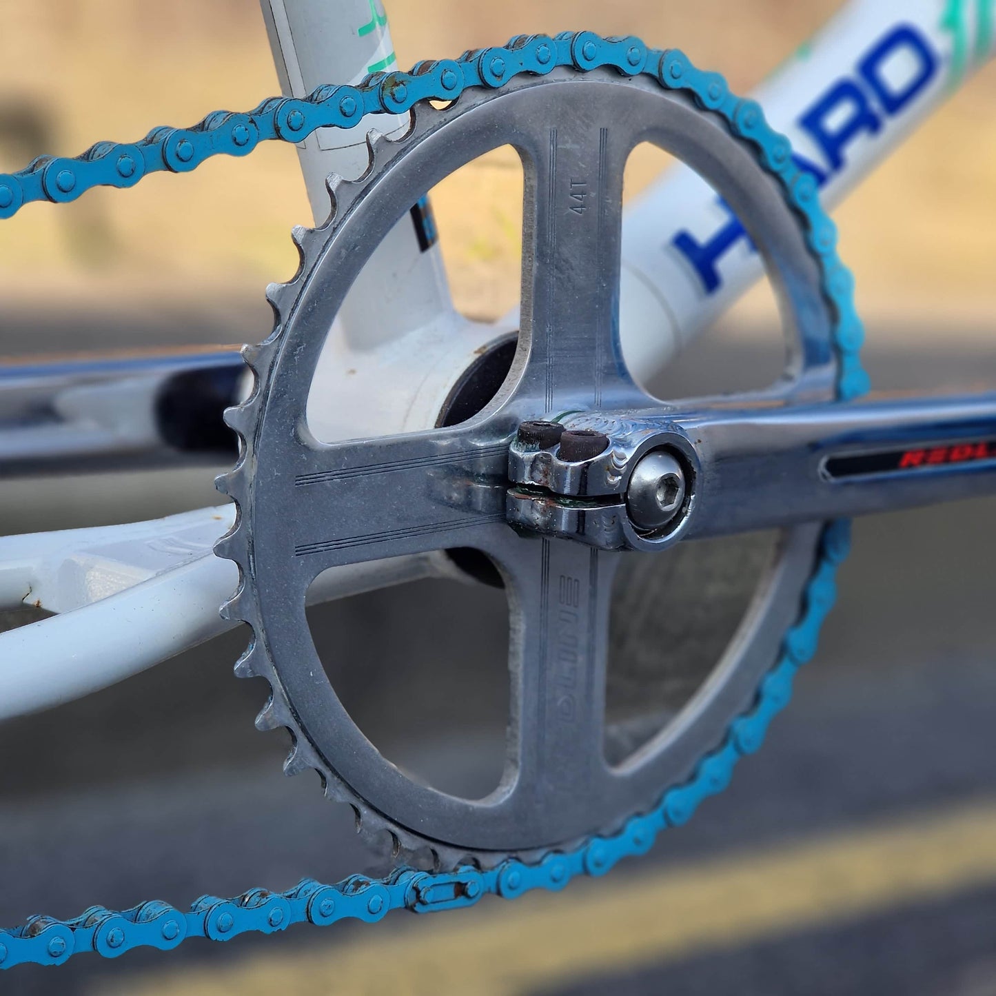 Haro Old School BMX Bikes Haro 1985 Sport Custom Bike White / Blue Previously Owned