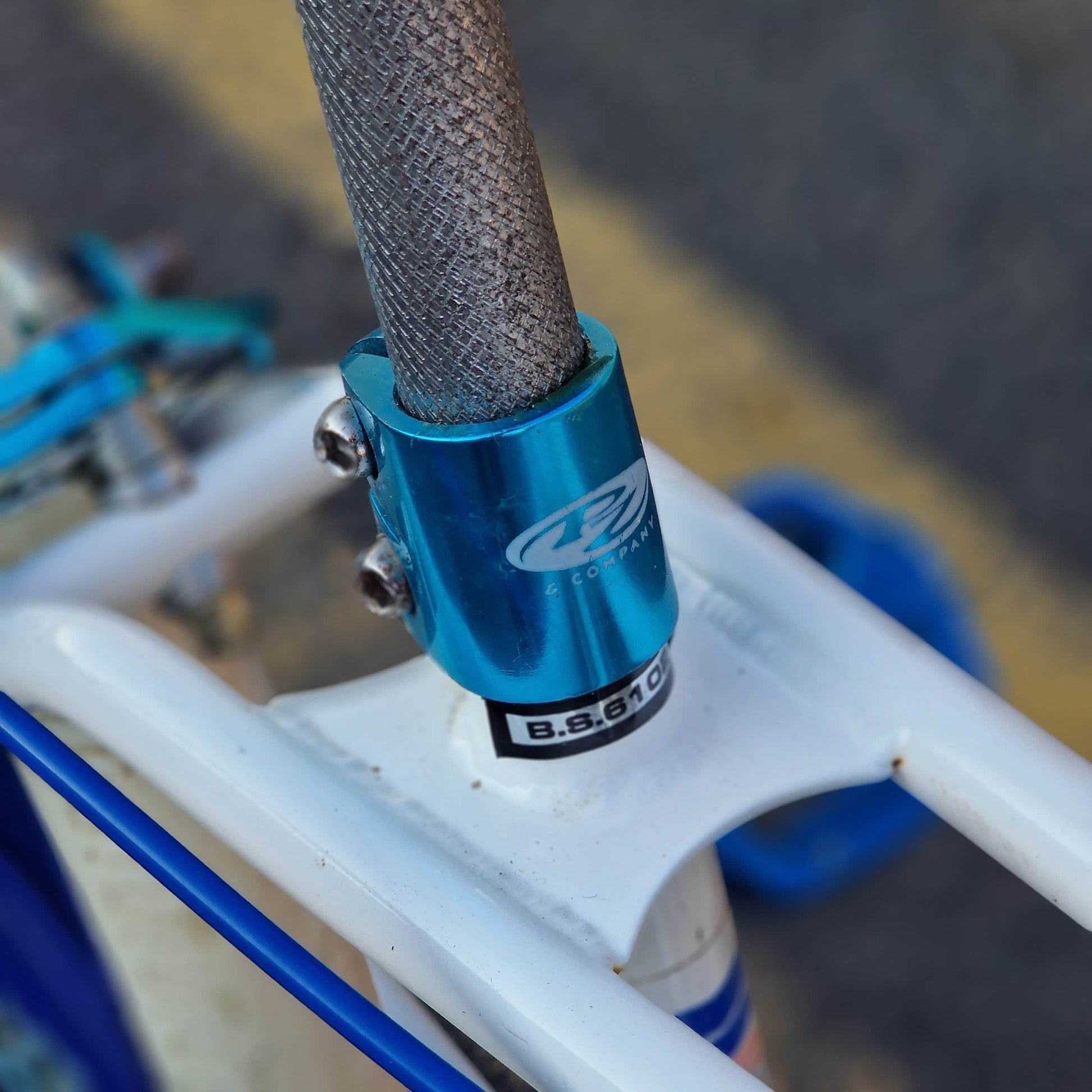 Haro Old School BMX Bikes Haro 1985 Sport Custom Bike White / Blue Previously Owned