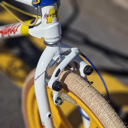 Haro Old School BMX Bikes White/Yellow/Blue Haro 1985 Sport Custom Bike White / Yellow Previously Owned
