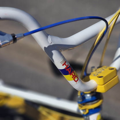 Haro Old School BMX Bikes White/Yellow/Blue Haro 1985 Sport Custom Bike White / Yellow Previously Owned