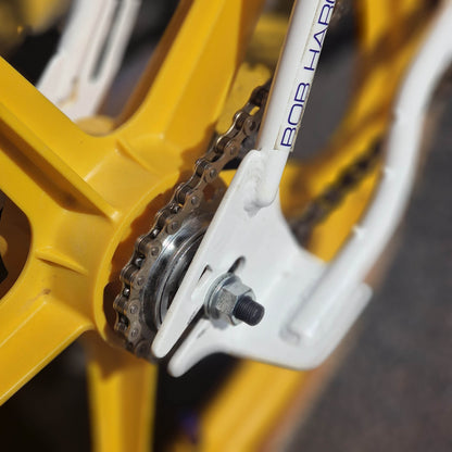 Haro Old School BMX Bikes White/Yellow/Blue Haro 1985 Sport Custom Bike White / Yellow Previously Owned