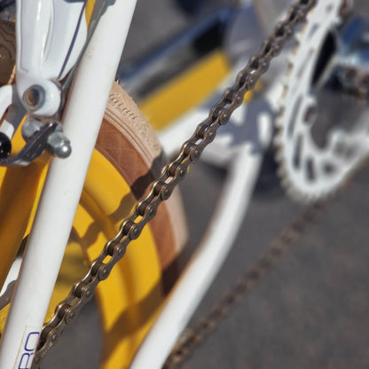 Haro Old School BMX Bikes White/Yellow/Blue Haro 1985 Sport Custom Bike White / Yellow Previously Owned