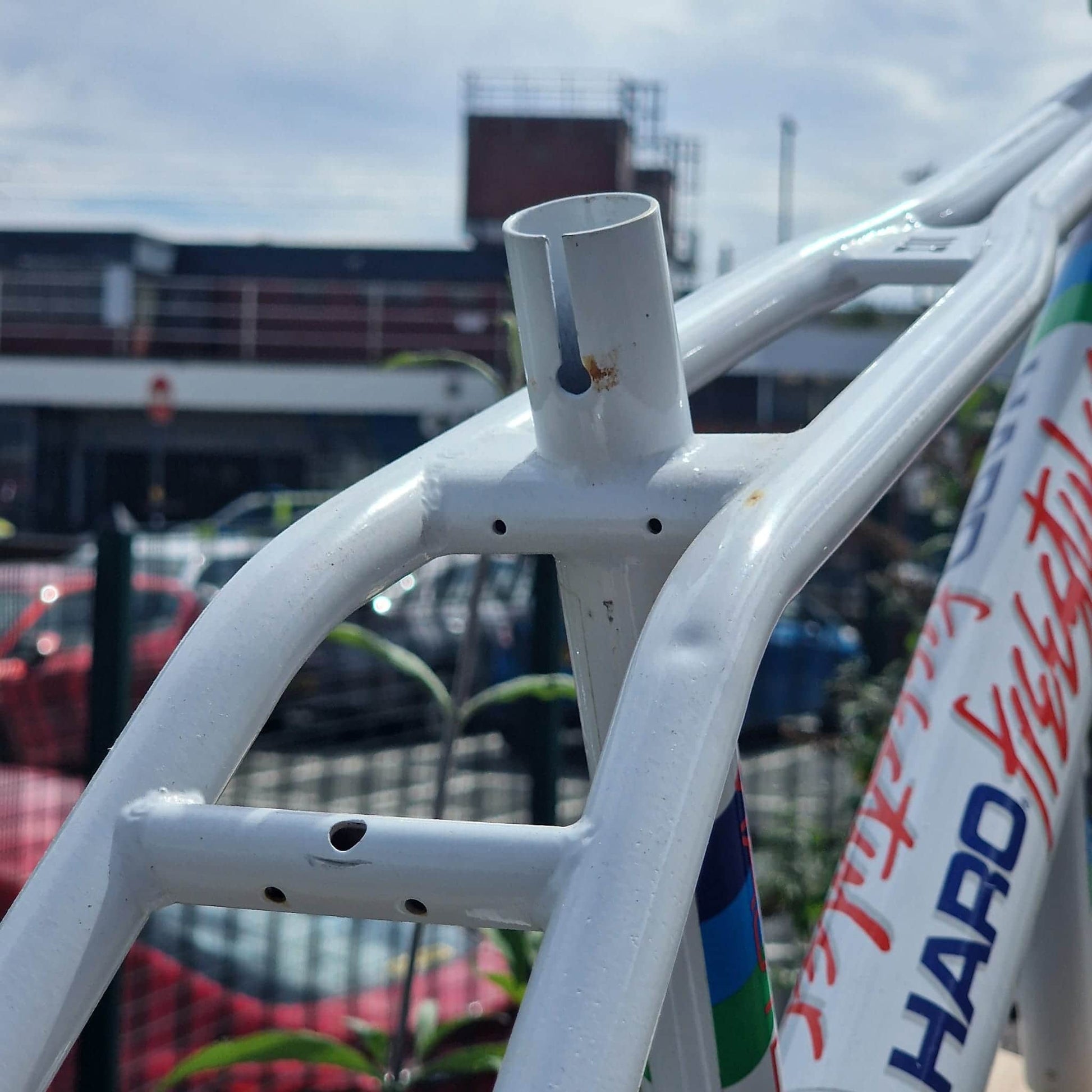 Haro Mid School BMX Chrome Haro 1999 Revo Frame White Used