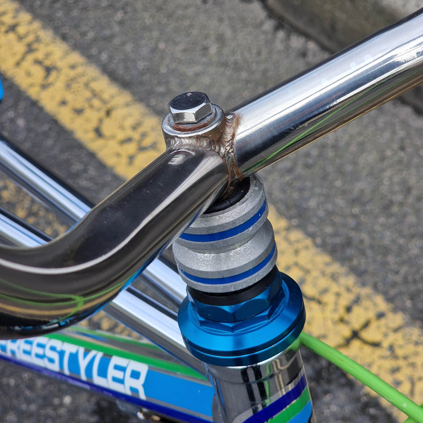 GT Old School BMX Bikes Haro 2012 Gen 1 Freestyler Bike Chrome Previously Owned