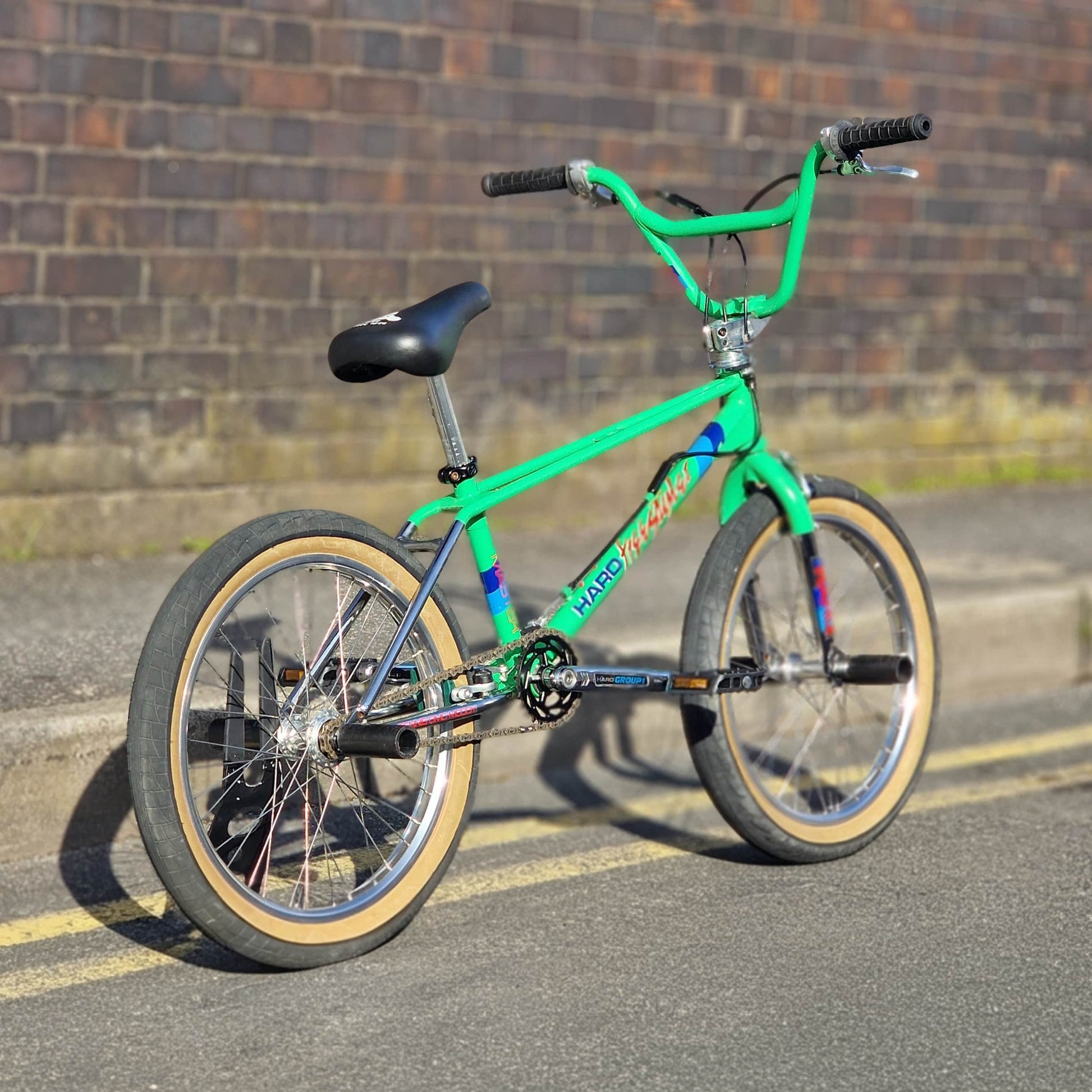Haro Old School BMX Bikes Haro 2016 Lineage DMC Master 20 Inch Bike Green Previously Owned