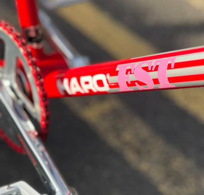 Haro Old School BMX Bikes Haro 2018 (1988) FST Re-Issue Custom Bike Red / Black Previously Owned