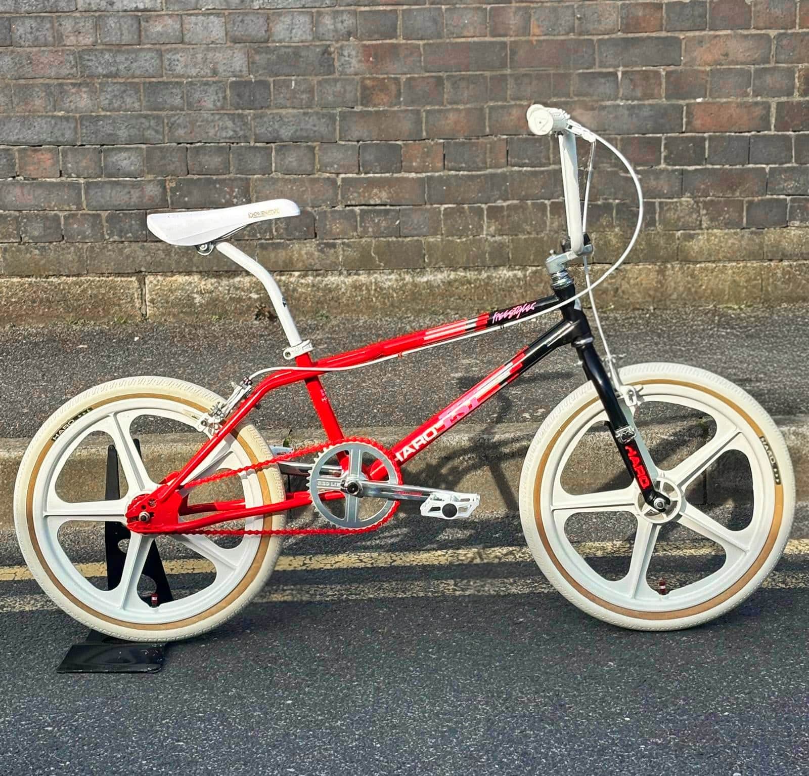 Haro Old School BMX Bikes Haro 2018 (1988) FST Re-Issue Custom Bike Red / Black Previously Owned