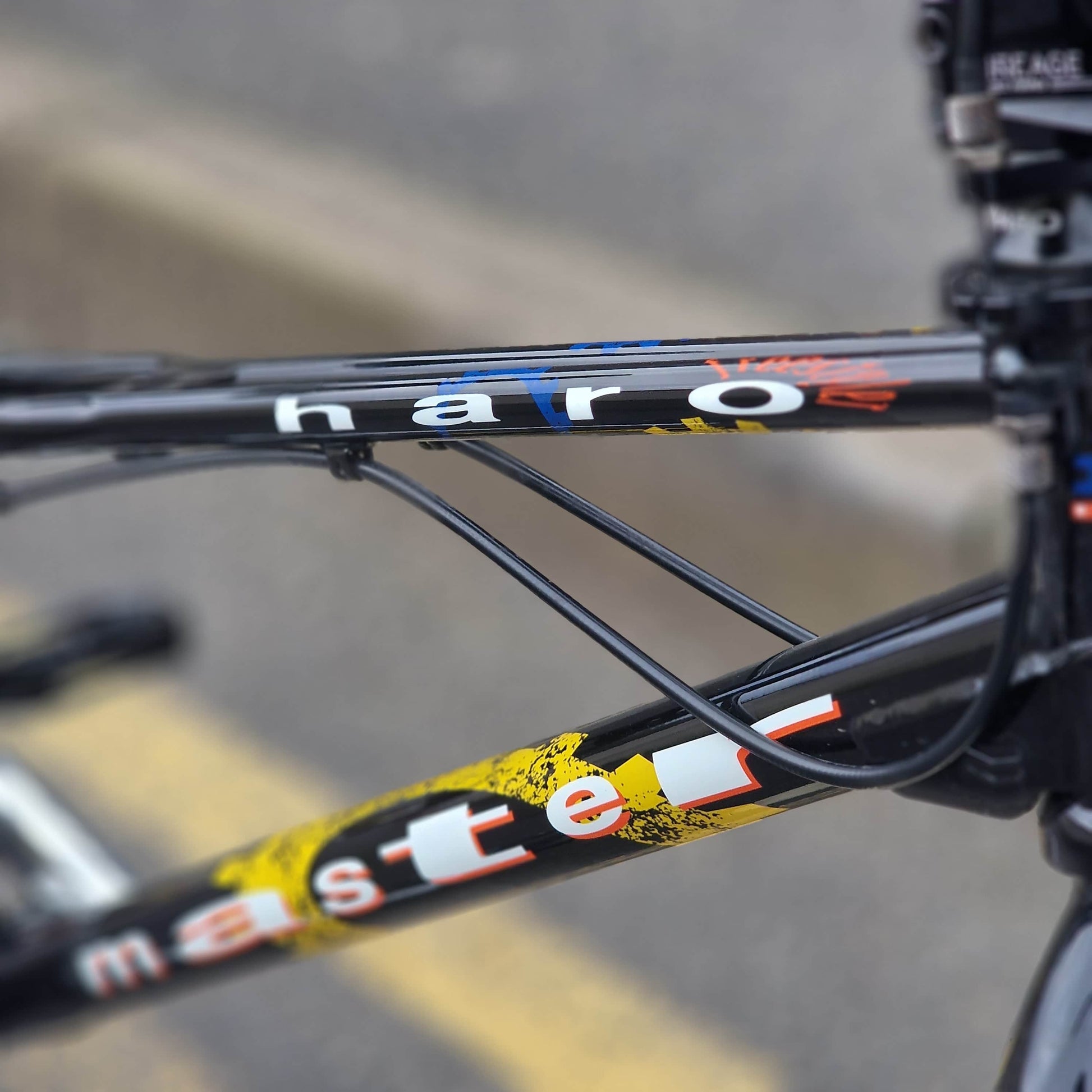 Haro Old School BMX Bikes Haro 2023 Lineage Ground Master Black Previously Owned