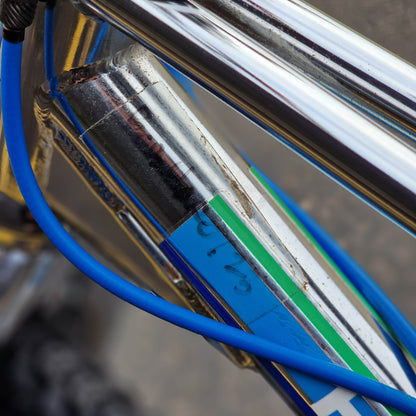 Haro Old School BMX Bikes Haro 40th Anniversary Bob Haro Freestyler Bike Chrome with Skyway Graphites