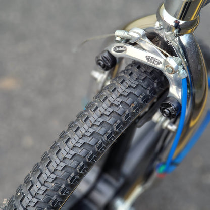 Haro Old School BMX Bikes Haro 40th Anniversary Bob Haro Freestyler Bike Chrome with Skyway Graphites