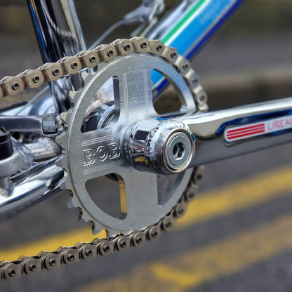 Haro Old School BMX Bikes Haro 40th Anniversary Bob Haro Freestyler Bike Chrome with Skyway Graphites