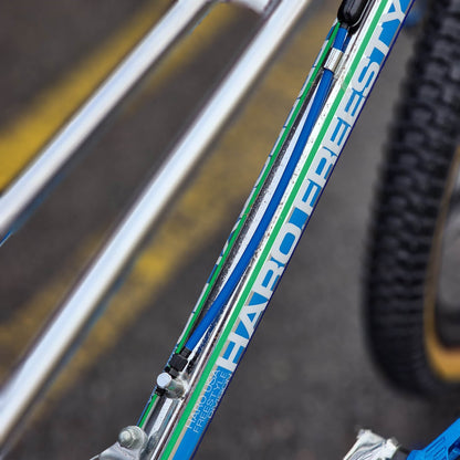 Haro Old School BMX Bikes Haro 40th Anniversary Bob Haro Freestyler Bike Chrome with Skyway Graphites