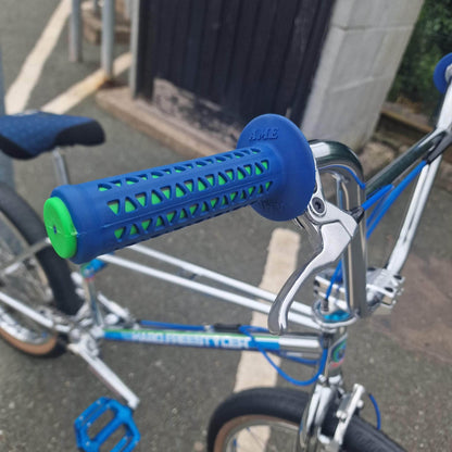 Haro Old School BMX Chrome Haro 40th Anniversary Bob Haro Freestyler Lineage Custom Bike Chrome / Blue