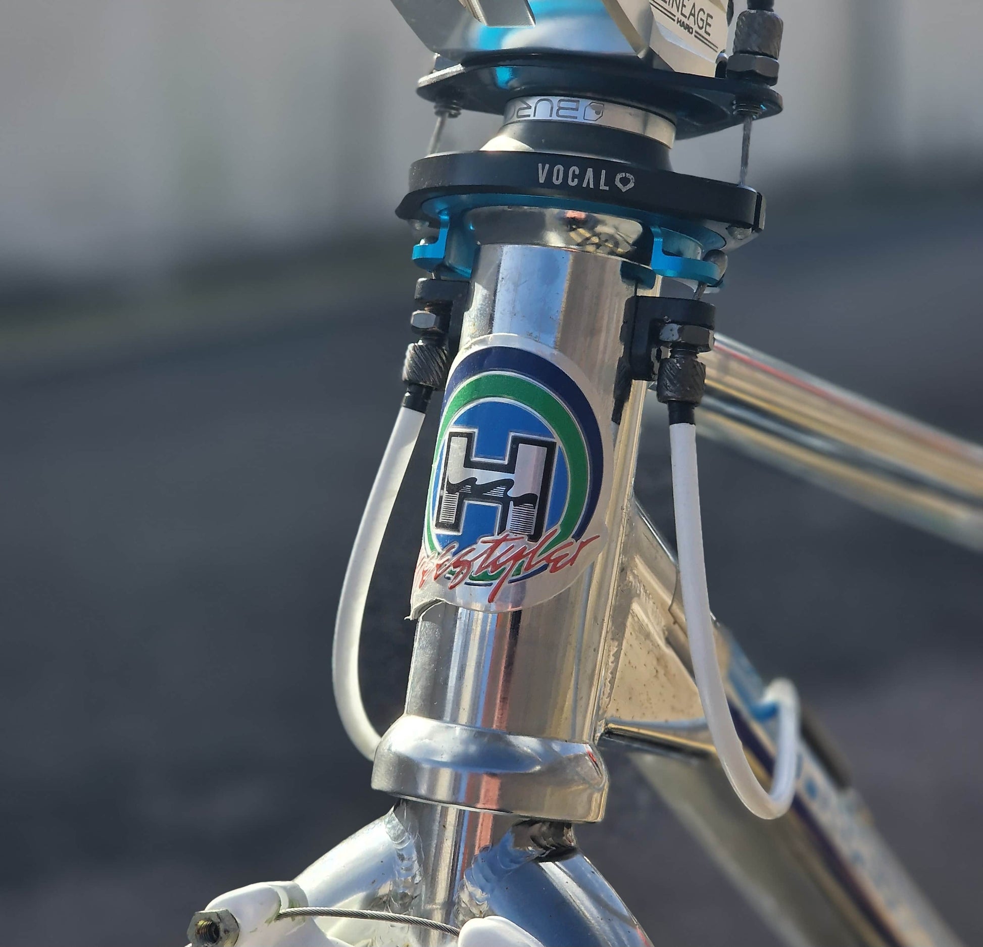 Haro Old School BMX Bikes Haro 40th Anniversary Freestyler Bike Chrome / White Previously Owned