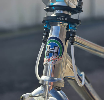 Haro Old School BMX Bikes Haro 40th Anniversary Freestyler Bike Chrome / White Previously Owned