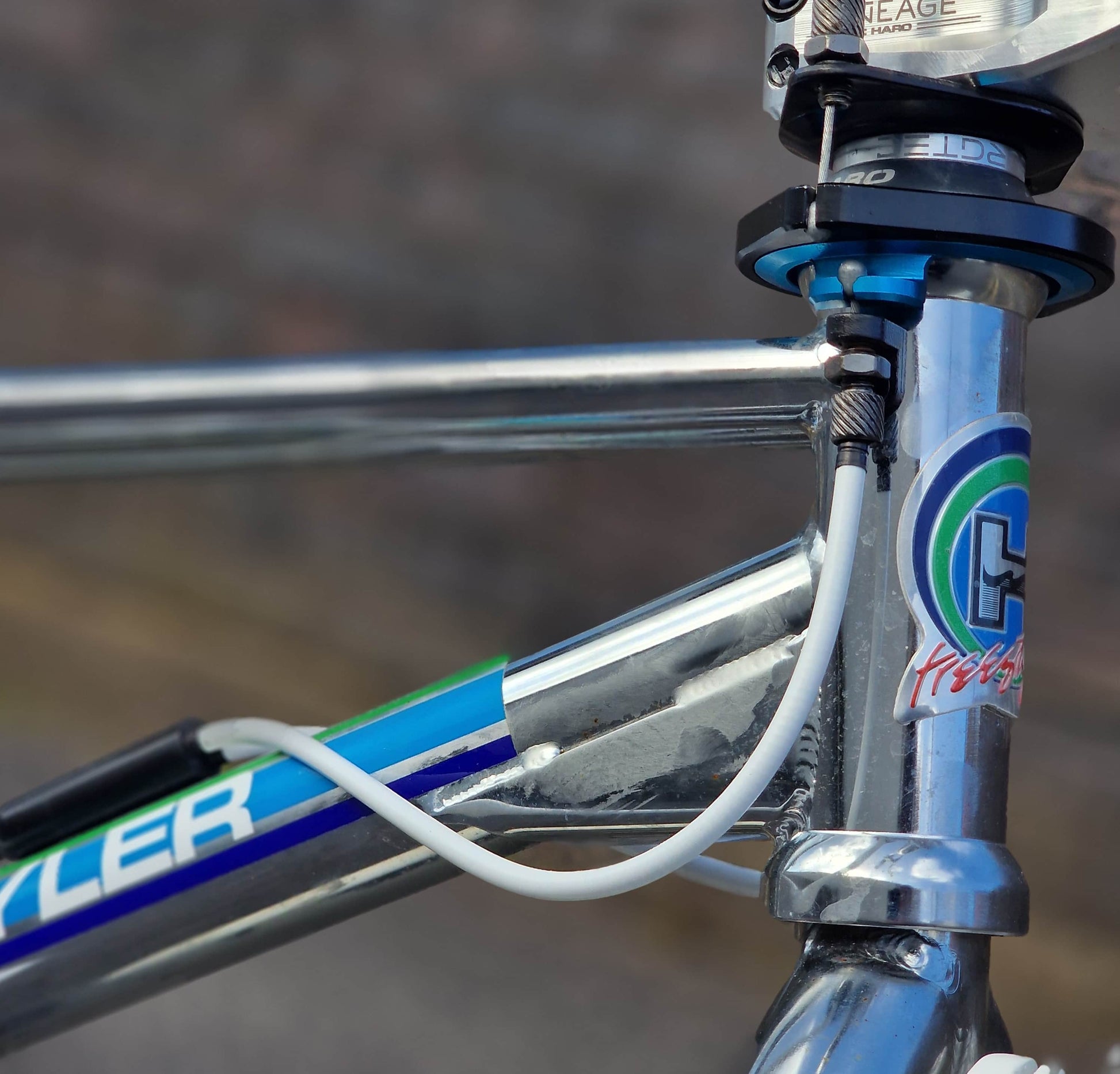 Haro Old School BMX Bikes Haro 40th Anniversary Freestyler Bike Chrome / White Previously Owned