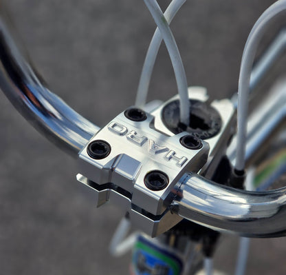 Haro Old School BMX Bikes Haro 40th Anniversary Freestyler Bike Chrome / White Previously Owned