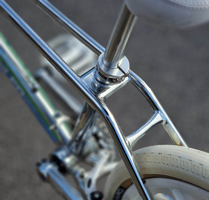 Haro Old School BMX Bikes Haro 40th Anniversary Freestyler Bike Chrome / White Previously Owned