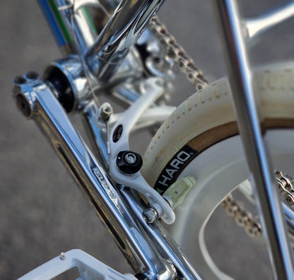 Haro Old School BMX Bikes Haro 40th Anniversary Freestyler Bike Chrome / White Previously Owned