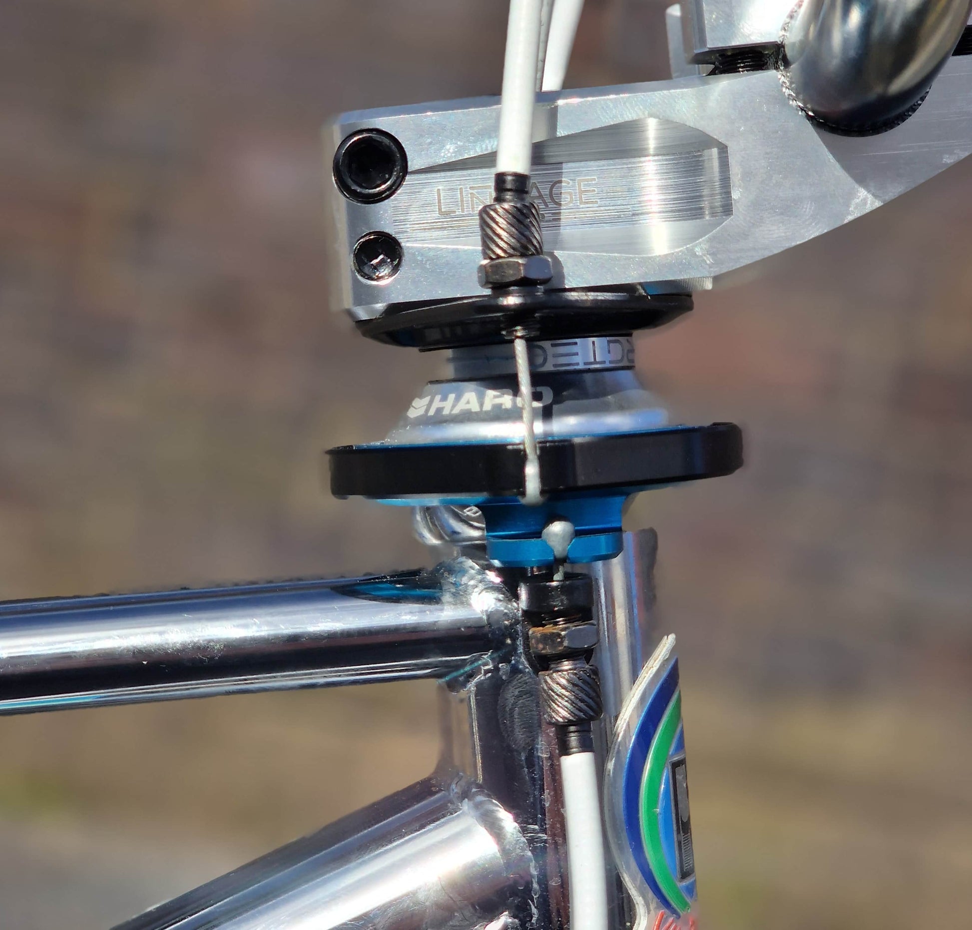 Haro Old School BMX Bikes Haro 40th Anniversary Freestyler Bike Chrome / White Previously Owned