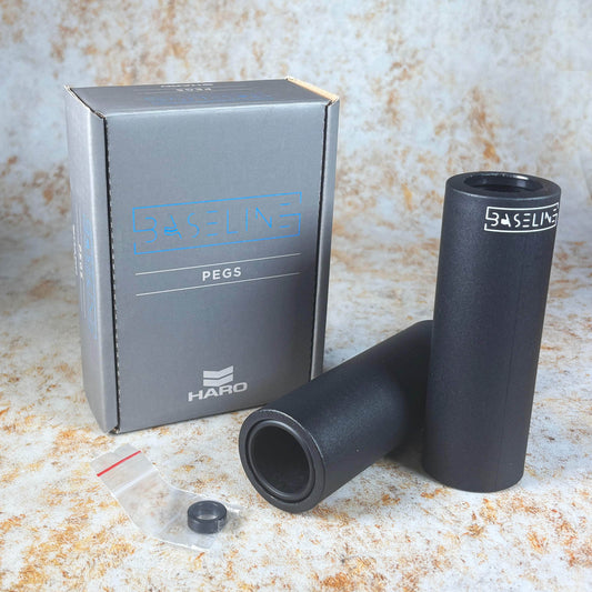 Haro BMX Parts Black / 114mm Haro Baseline Alloy / Plastic Peg Single