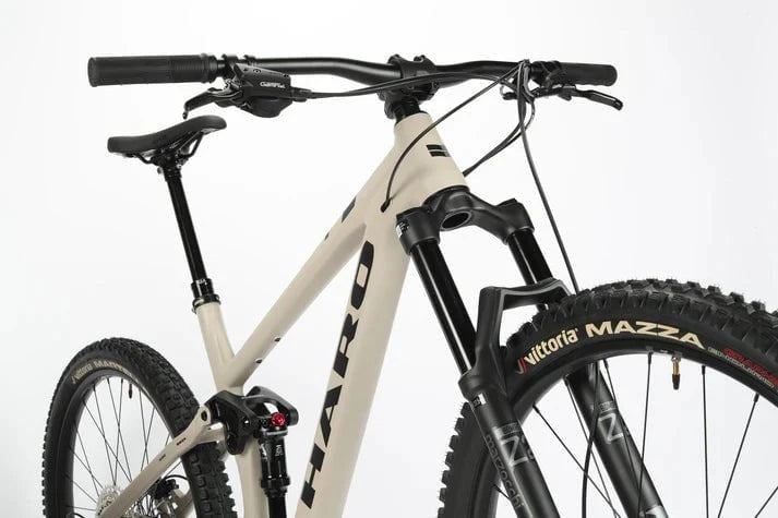 Haro Bikes Haro Daley Alloy 2 Full Suspension Mountain Bike Matte Black