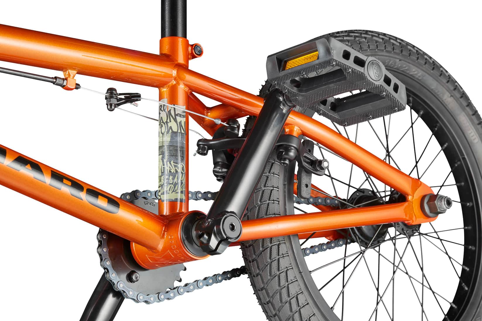 Haro BMX Bikes Gloss Copper Orange / 16.4 Haro Downtown 16 Inch Bike Gloss Copper Orange