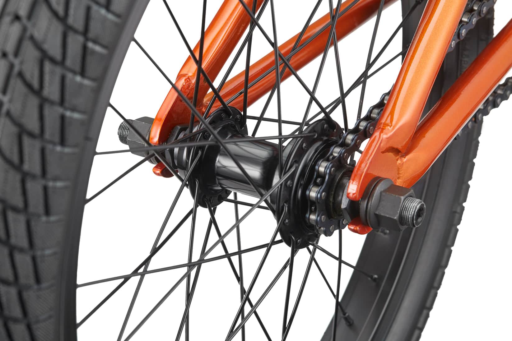 Haro BMX Bikes Gloss Copper Orange / 18 Haro Downtown 18 Inch Bike Gloss Copper Orange