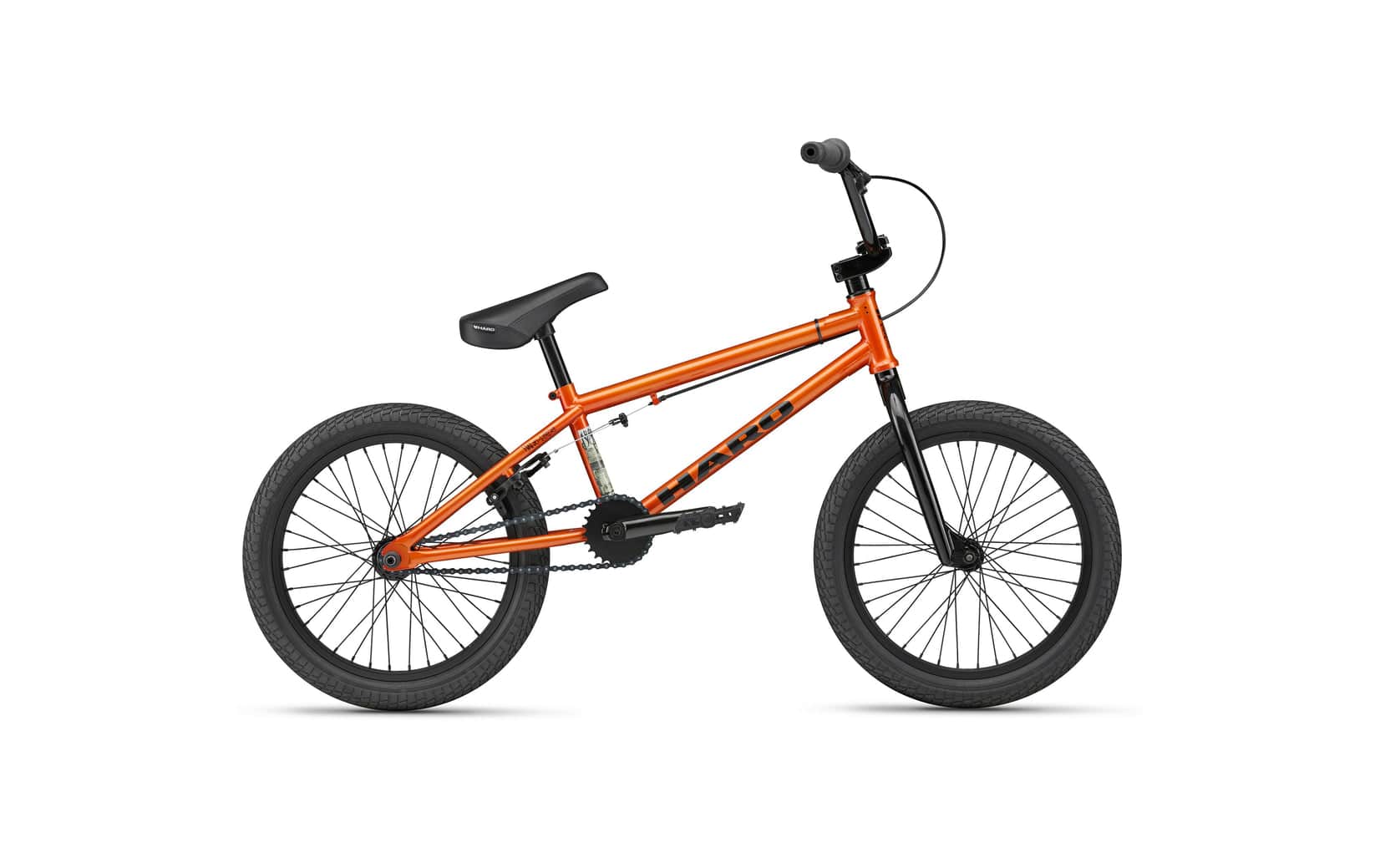 値下げ! ORANGE BMX 自転車 トリック ペグ付き Haro Downtown 18 Inch BMX Bike Gloss Copper Orange | Alans BMX
