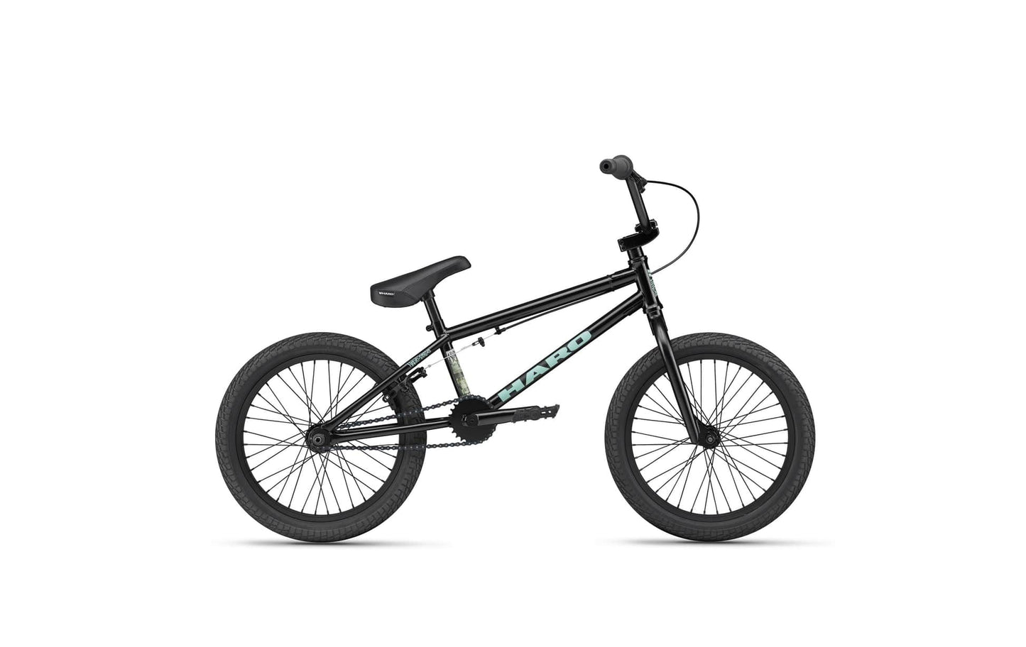 Haro BMX Bikes Semi-Gloss Black / 18 Haro Downtown 18 Inch Bike Semi-Gloss Black