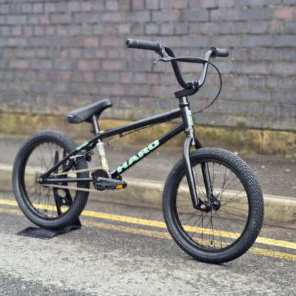 Haro BMX Bikes Semi-Gloss Black Haro Downtown 18 Inch Bike Semi-Gloss Black