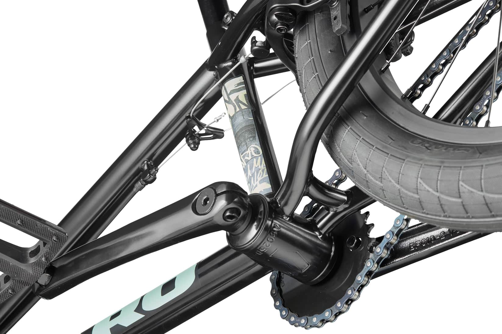 Haro BMX Bikes Semi-Gloss Black / 20.5 Haro Downtown 20.5" TT Bike Gloss Semi-Gloss Black