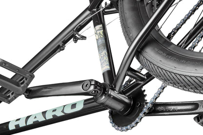 Haro BMX Bikes Semi-Gloss Black / 21.7 Haro Downtown 24 Inch Bike Gloss Semi-Gloss Black