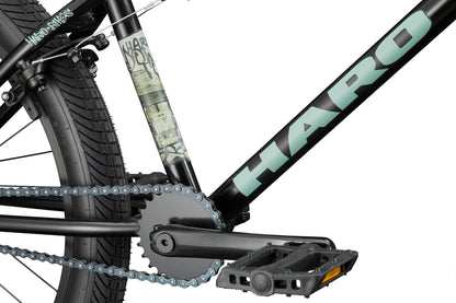 Haro BMX Bikes Semi-Gloss Black / 21.7 Haro Downtown 24 Inch Bike Gloss Semi-Gloss Black