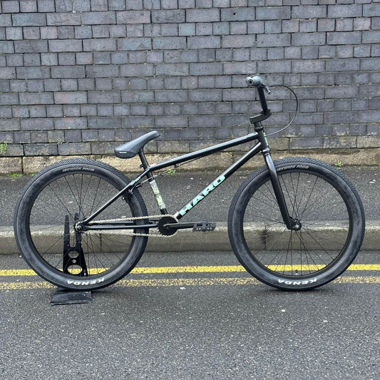 Haro BMX Bikes Semi-Gloss Black / 21.7 Haro Downtown 24 Inch Bike Gloss Semi-Gloss Black