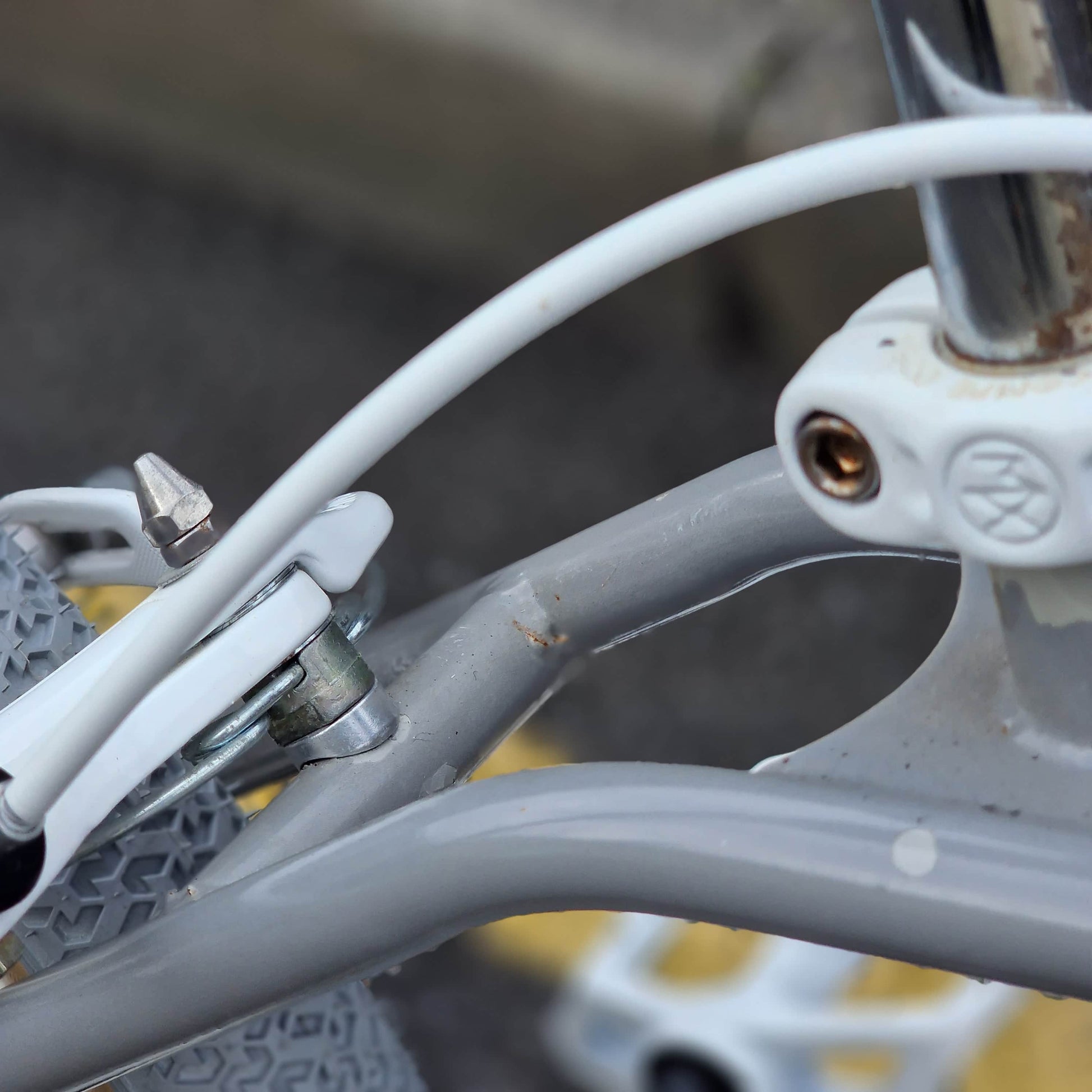 Haro Old School BMX Bikes Grey/White Haro Freestyler FST Sport Bike Grey / White Previously Owned