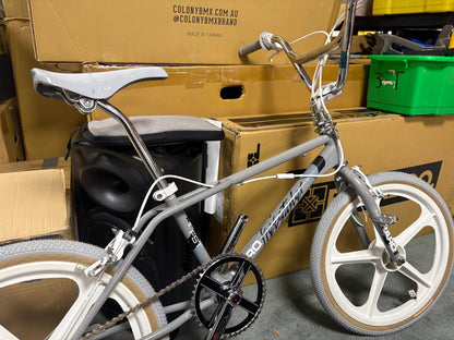 Haro Old School BMX Bikes Grey/White Haro Freestyler FST Sport Bike Grey / White Previously Owned