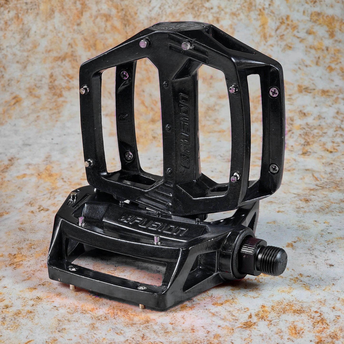 Haro Old School BMX Black / 1/2" Haro Fusion DX Alloy Pedals