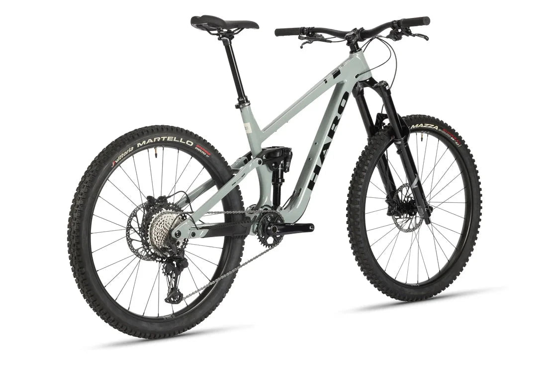 Haro Bikes Haro Greer Alloy 1 Full Suspension Mountain Bike Black / White