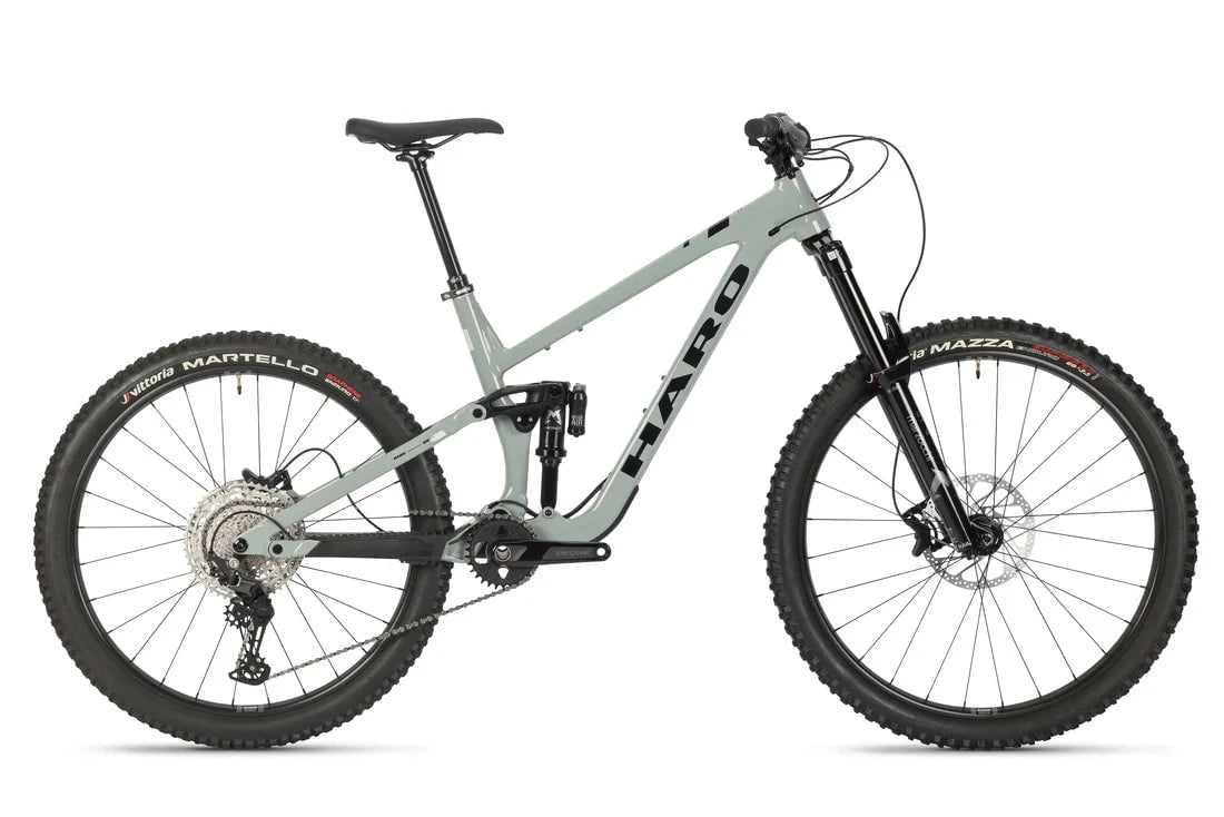 Haro Bikes Haro Greer Alloy 2 Full Suspension Mountain Bike Black / White