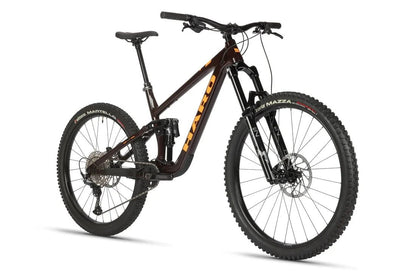 Haro Bikes Haro Greer Alloy 2 Full Suspension Mountain Bike Cedar Brown \ Orange