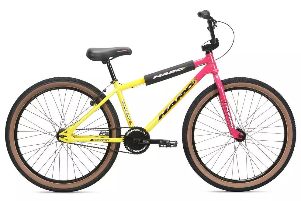 Haro BMX Bikes Pink / Orange / Yellow Haro Group One 24 Inch Bike Pink / Orange / Yellow