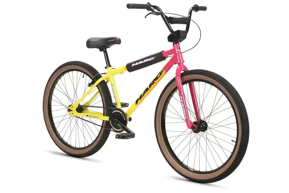 Haro Group One 26 Inch Bike Pink Orange Yellow