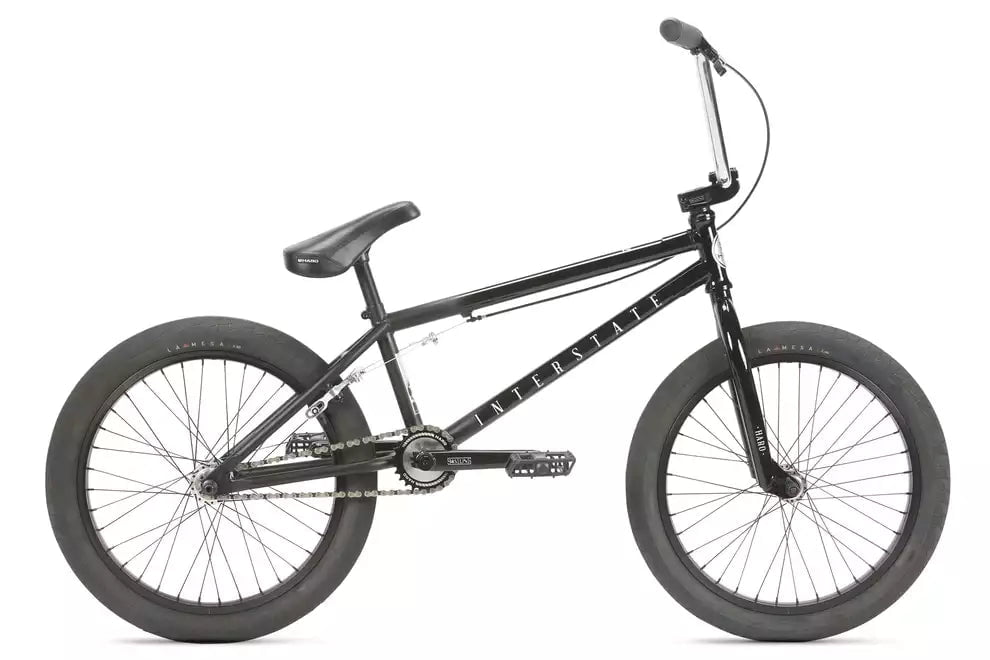 Haro BMX Bikes Matte Black / Gloss Black / 20.75 Haro Interstate 20.75" Bike Matte Black / Gloss Black