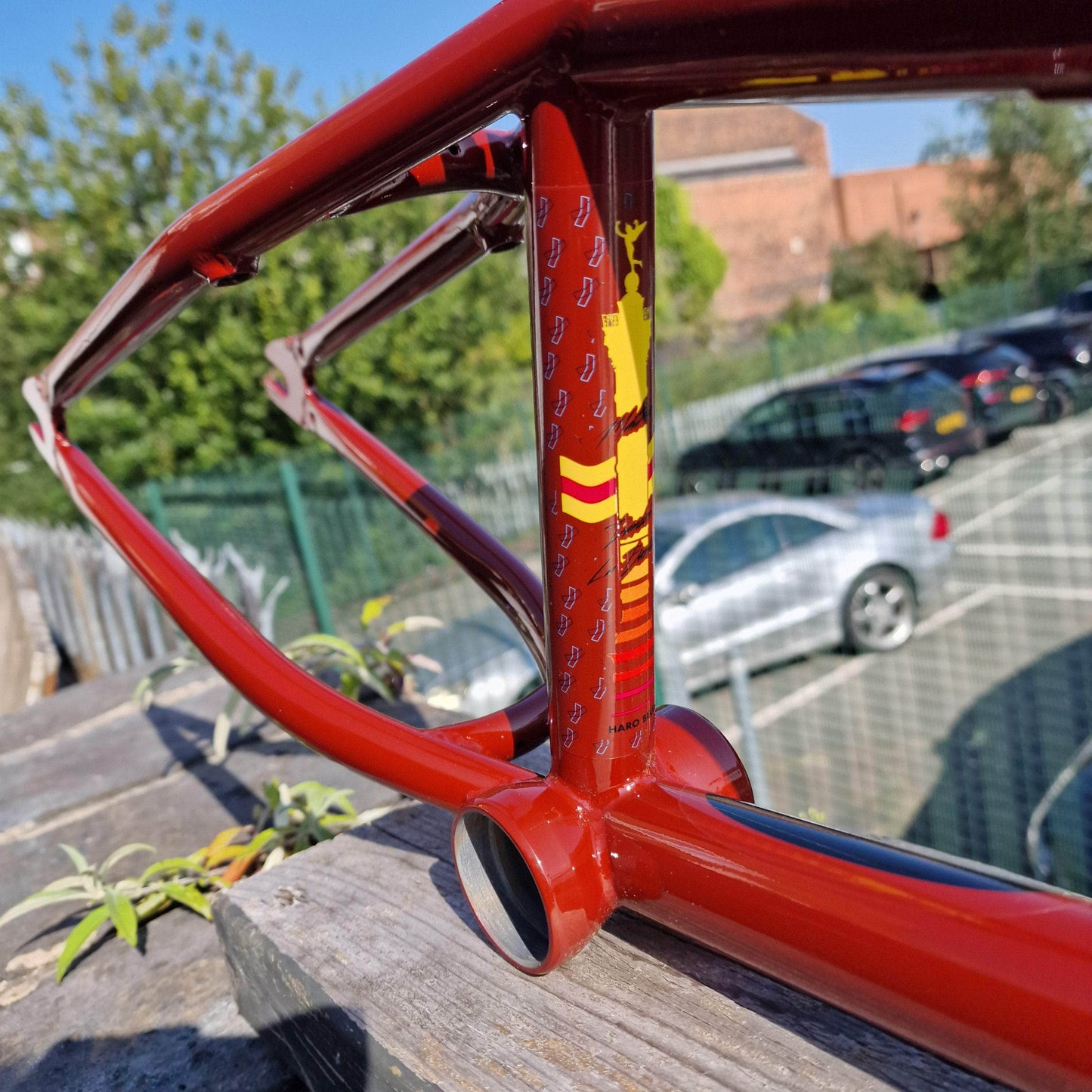 Haro BMX Flatland Haro La Bastille V2 Frame Merlot