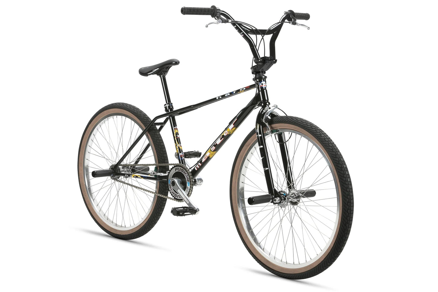 Haro Old School BMX Black Haro Lineage Ground Master 26" Bike Black