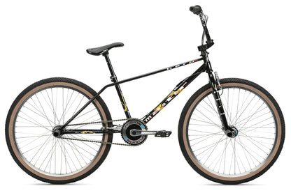 Haro Old School BMX Black Haro Lineage Ground Master 26" Bike Black