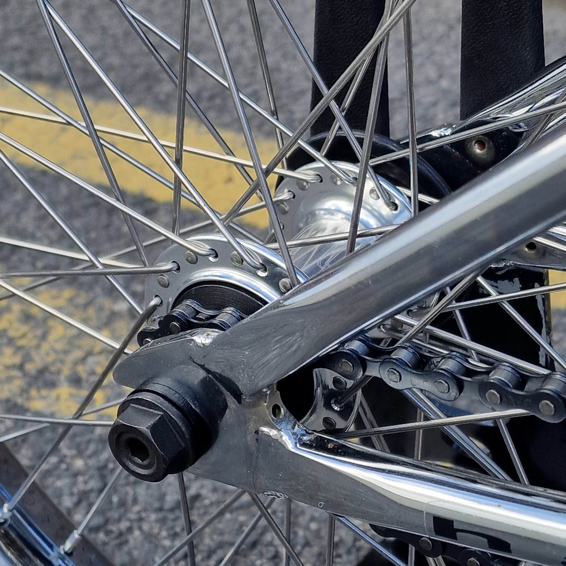 Haro Old School BMX Bikes Haro Lineage Ground Master Bike Chrome Previously Owned