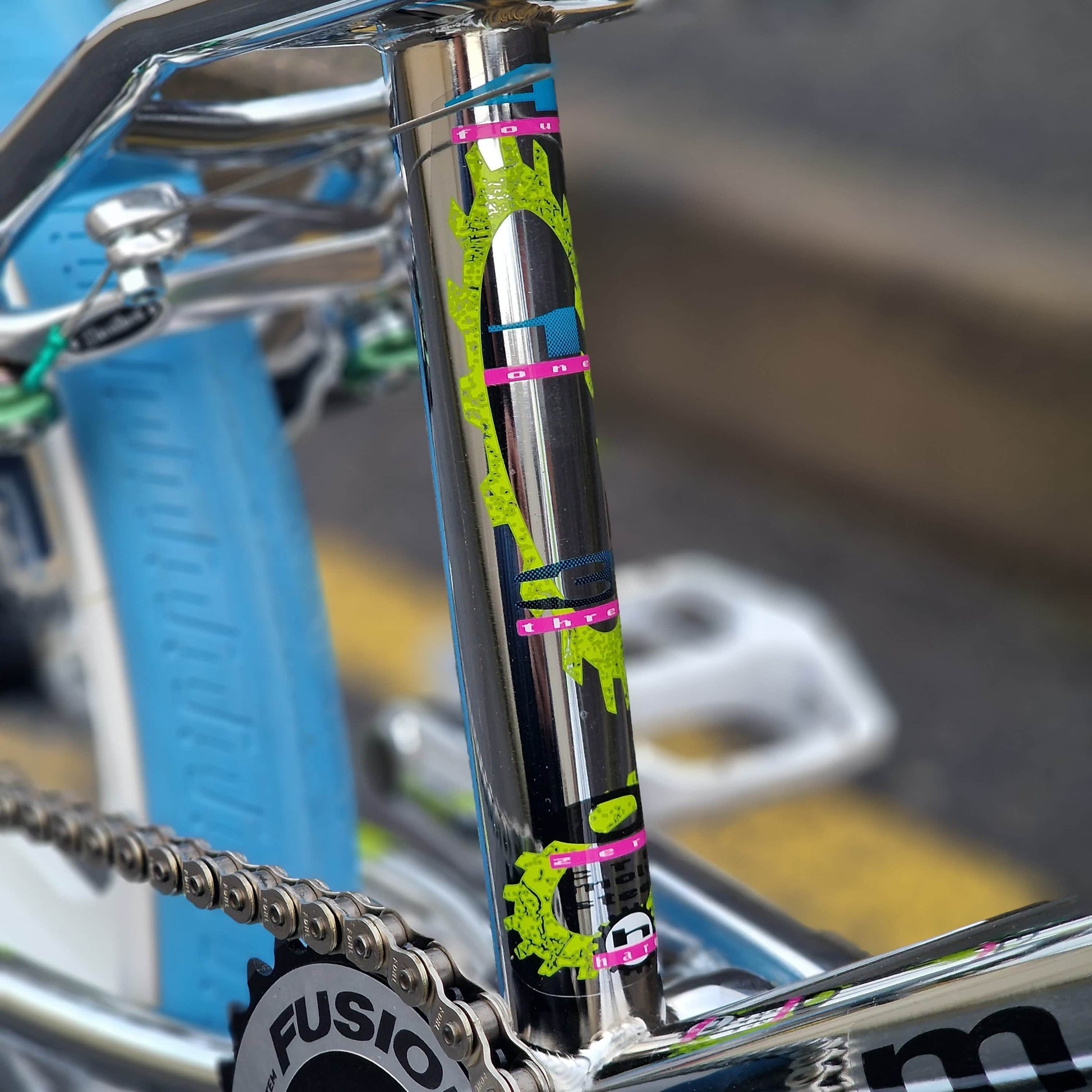 Haro Old School BMX Bikes Haro Lineage Ground Master Custom Bike Chrome